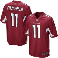 Larry Fitzgerald Arizona Cardinals Youth Team Color Game Jersey - Cardinal 2019