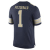 Image of Larry Fitzgerald Pitt Panthers Alumni Football Jersey - Navy 2019