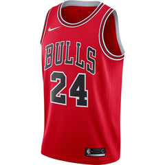 Lauri Markkanen Chicago Bulls Replica Swingman Jersey - Icon Edition – Red 2019