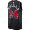 Image of Lauri Markkanen Chicago Bulls Replica Swingman Jersey - Statement Edition – Black 2019