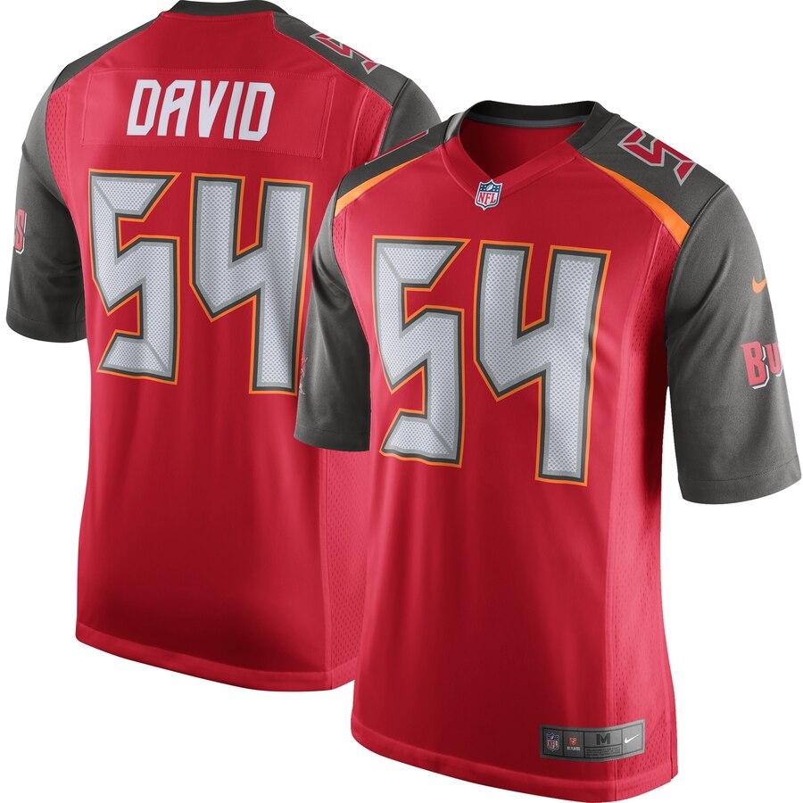 Lavonte David Tampa Bay Buccaneers Youth Team Color Game Jersey - Red 2019