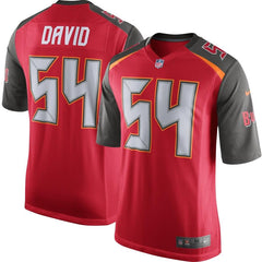 Lavonte David Tampa Bay Buccaneers Youth Team Color Game Jersey - Red 2019