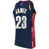 Image of LeBron James Cleveland Cavaliers Mitchell &amp; Ness 2008-09 Hardwood Classics Swingman Jersey - Navy 2019