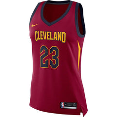 LeBron James Cleveland Cavaliers Women's Swingman Jersey Wine - Icon Edition 2019