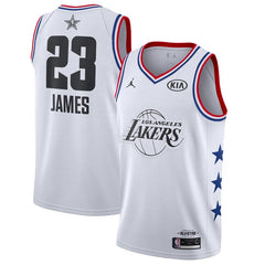 LeBron James Los Angeles Lakers Jordan Brand 2019 NBA All-Star Game Finished Swingman Jersey – White 2019