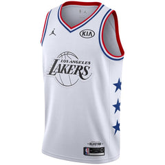 LeBron James Los Angeles Lakers Jordan Brand 2019 NBA All-Star Game Finished Swingman Jersey – White 2019