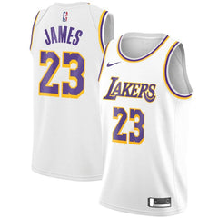 LeBron James Los Angeles Lakers Swingman Jersey White – Association Edition 2019
