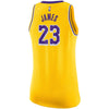 Image of LeBron James Los Angeles Lakers Women's Swingman Jersey - Gold - Icon Edition 2019