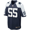 Image of Leighton Vander Esch Dallas Cowboys Alternate Game Jersey – Navy 2019