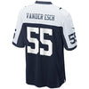 Image of Leighton Vander Esch Dallas Cowboys Alternate Game Jersey – Navy 2019