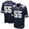 Image of Leighton Vander Esch Dallas Cowboys Game Jersey – Navy 2019