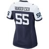 Image of Leighton Vander Esch Dallas Cowboys Women's Alternate Game Jersey - Navy 2019