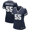 Image of Leighton Vander Esch Dallas Cowboys Women's Game Jersey - Navy 2019