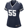 Image of Leighton Vander Esch Dallas Cowboys Women's Game Jersey - Navy 2019