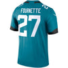 Image of Leonard Fournette Jacksonville Jaguars Color Rush Legend Jersey – Teal 2019