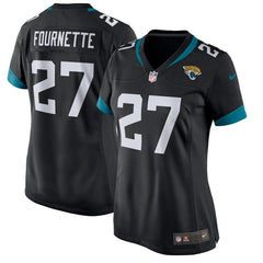 Leonard Fournette Jacksonville Jaguars Women's New Game Jersey – Black 2019