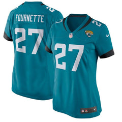 Leonard Fournette Jacksonville Jaguars Women's New Game Jersey – Teal 2019