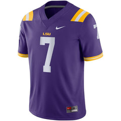 Leonard Fournette LSU Tigers Game Jersey – Purple 2019