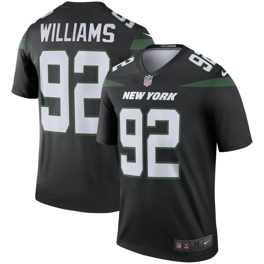 Leonard Williams New York Jets Color Rush Legend Jersey – Stealth Black 2019