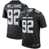 Image of Leonard Williams New York Jets Color Rush Legend Jersey – Stealth Black 2019