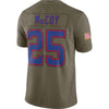 Image of LeSean McCoy Buffalo Bills Salute To Service Limited Jersey - Olive 2019