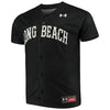 Image of Long Beach State 49ers Under Armour Replica Logo Baseball Jersey - Black 2019