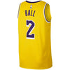 Image of Lonzo Ball Los Angeles Lakers Replica Swingman Jersey - Icon Edition – Gold 2019