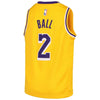 Image of Lonzo Ball Los Angeles Lakers Youth Swingman Jersey Gold – Icon Edition 2019