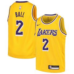 Lonzo Ball Los Angeles Lakers Youth Swingman Jersey Gold – Icon Edition 2019