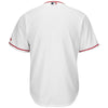Image of Los Angeles Angels Majestic Official Cool Base Jersey - White 2019