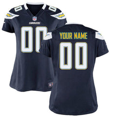 Los Angeles Chargers Women's Custom Game Jersey - Navy Blue 2019