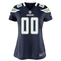 Los Angeles Chargers Women's Custom Game Jersey - Navy Blue 2019