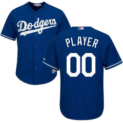 Los Angeles Dodgers Majestic Cool Base Custom Jersey - Royal 2019