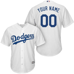 Los Angeles Dodgers Majestic Cool Base Custom Jersey - White 2019