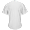 Image of Los Angeles Dodgers Majestic Official Cool Base Jersey - White 2019