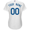 Image of Los Angeles Dodgers Majestic Women's Cool Base Custom Jersey - White 2019