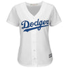 Image of Los Angeles Dodgers Majestic Women's Cool Base Custom Jersey - White 2019