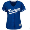 Image of Los Angeles Dodgers Majestic Women's Cool Base Jersey - Royal - 2019