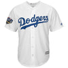 Image of Los Angeles Dodgers Majestic World Series Cool Base Custom Jersey – White 2019