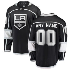 Los Angeles Kings Home Breakaway Custom Jersey - Black 2019