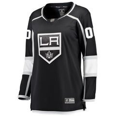 Los Angeles Kings Women's Home Breakaway Custom Jersey - Black 2019