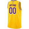 Image of Los Angeles Lakers Custom Swingman Jersey Gold - Icon Edition 2019