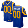 Image of Los Angeles Rams Alternate Custom Game Jersey – Royal 2019