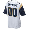 Image of Los Angeles Rams Custom Game Jersey – White 2019