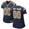 Image of Los Angeles Rams Women's Custom Game Jersey – Navy 2019