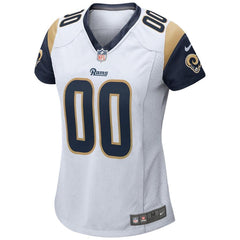 Los Angeles Rams Women's Custom Game Jersey – White 2019