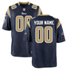 Image of Los Angeles Rams Youth Custom Game Jersey - Navy 2019