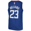 Image of Lou Williams LA Clippers Youth Swingman Jersey Royal – Icon Edition 2019