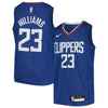 Image of Lou Williams LA Clippers Youth Swingman Jersey Royal – Icon Edition 2019