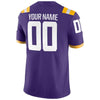 Image of LSU Tigers Football Custom Game Jersey – Purple 2019